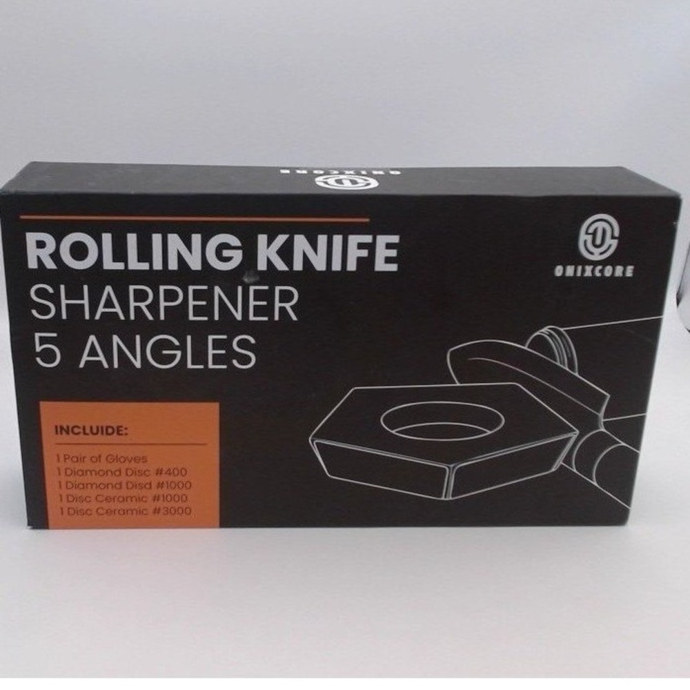 Onixcore‎ Rolling Knife Sharpener 5 Angles Magnetic System BNIB